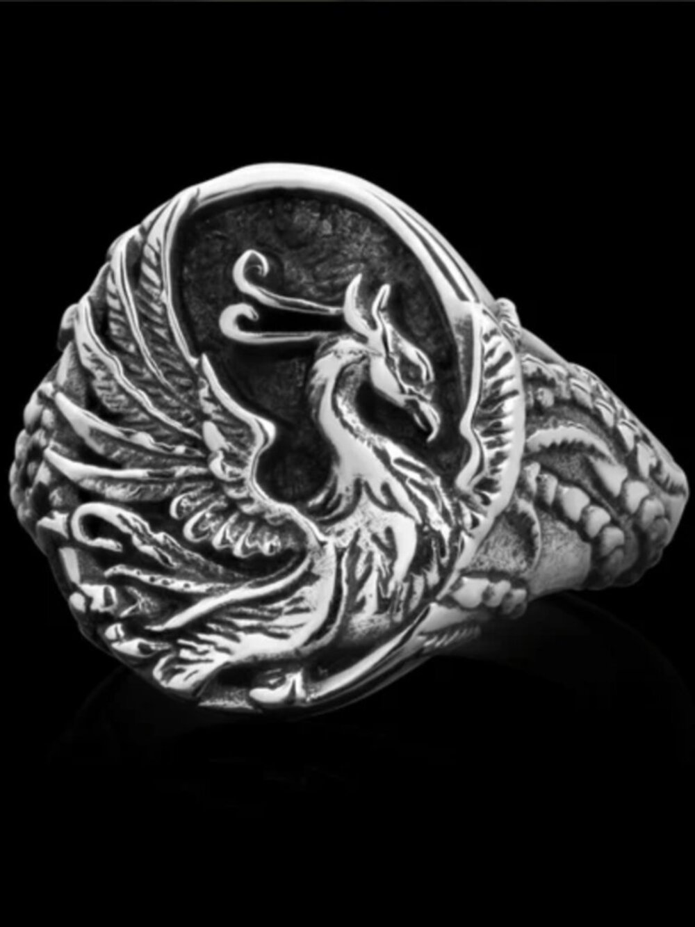 925 Silver - Etah Love - Daybreak Phoenix ring - Size 8